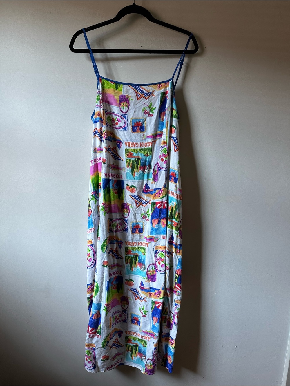 Label of Love Tuscany Travel Maxi Dress Spaghetti Strap